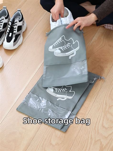 washable shoe bags for travelers